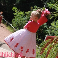 🎉 Schulanfangskleidchen für kleine Ballerinas... {Drehkleid}